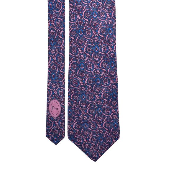 Christian Dior Abstract Pattern Tie - Picture 1 of 11